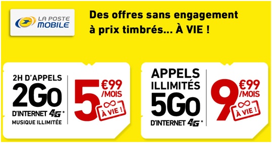 La Poste Mobile : Les forfaits pas chers en vente privée expirent vendredi à 8h