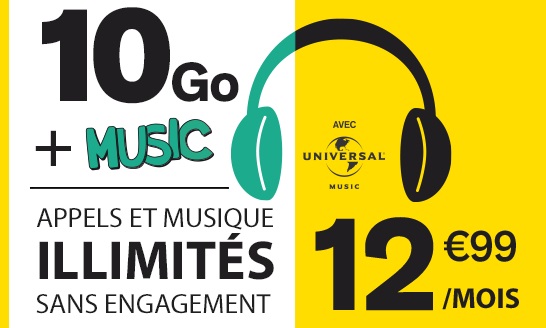 La Poste Mobile lance un nouveau forfait sans engagement à 12.99 euros (10Go en France et 5Go depuis l'Europe)