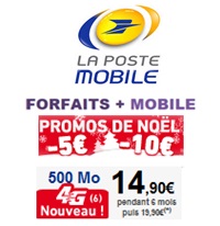 Nouveau chez La Poste Mobile : La 4G incluse avec le forfait illimité avec 500Mo de data !