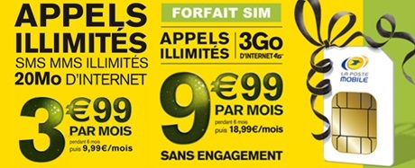 Noël : Les forfaits illimités sans engagement en promo chez La Poste Mobile !