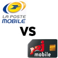 Battle entre le forfait 3h La Poste Mobile et NRJ Mobile