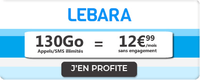 Forfait Lebara 130 Go