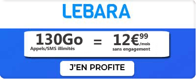 Forfait Lebara 130 Go 