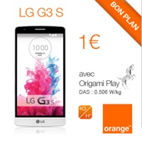 Bon plan du Web: Le LG G3s en promo avec un forfait Orange ! 