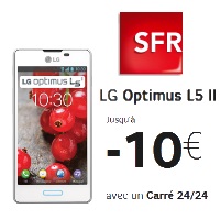 Les Summer Deals SFR.FR : Le LG Optimus L5 II en promotion !