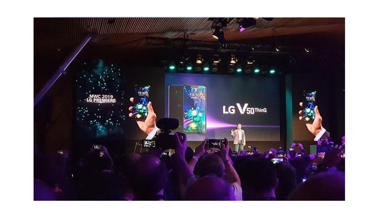 Le LG V50 ThinQ présenté au MWC 2019 !