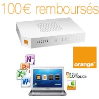 100€ remboursés sur votre PC chez Orange