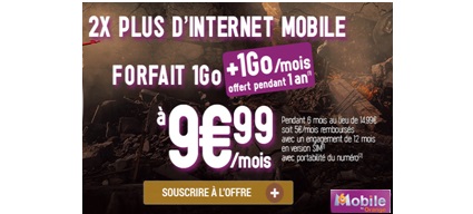 Noël : Data doublée pendant 1an sur les forfaits bloqués M6 Mobile By Orange !