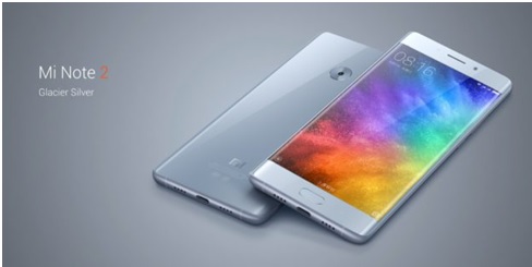 Le Xiaomi Mi Note 2 doté d’un écran incurvé est officiel