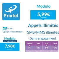 Prixtel : Un forfait illimité appels, SMS et MMS, le moins cher du marché 