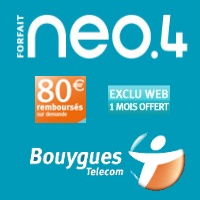 Un tour d'horizon sur les forfaits mobiles Neo.4 de Bouygues Telecom