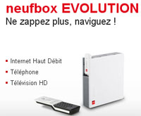 Encore plus de services avec la Neufbox Evolution de SFR