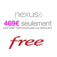 Bon plan : Baisse de prix sur le Nexus 6 chez Free Mobile !