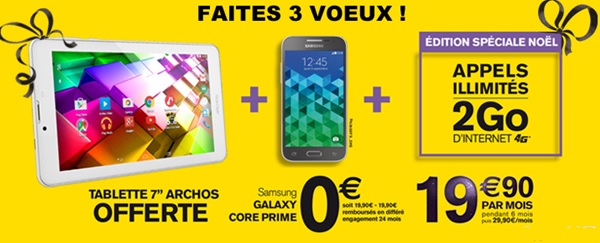 La Poste Mobile sort son forfait pour Noël : 1 tablette et 1 smartphone offerts en prime !
