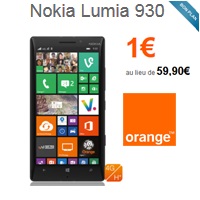 Bon plan du Web : Le Nokia Lumia 930 en vente flash chez Orange !