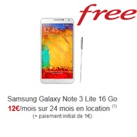 [Free Mobile] Samsung Galaxy Note 3 Lite 16 Go à 1€ à la commande