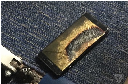Galaxy Note 7 : un nouveau modèle prend feu dans un avion