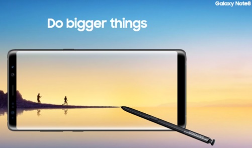Samsung Galaxy Note 8 : Son prix avec un forfait Orange, SOSH, SFR ou Bouygues Telecom