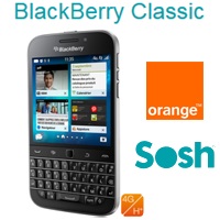 Nouveauté Smartphone : Le Blackberry Classic avec clavier Azerty est disponible chez Orange et Sosh ! 