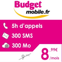 Un nouveau forfait avec 5h d’appels chez Budget Mobile !