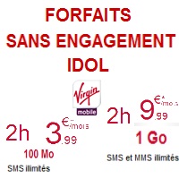 Les nouveaux forfaits mobiles iDOL sont disponibles chez Virgin Mobile