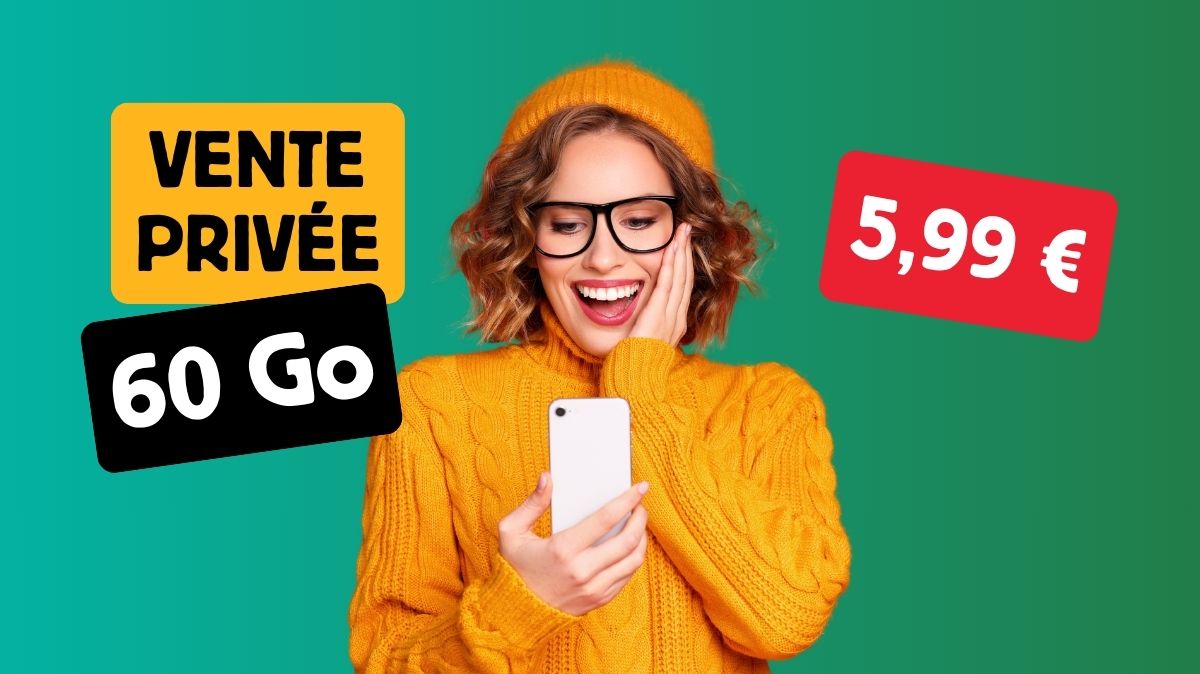 Vente privée NRJ Mobile 60 Go