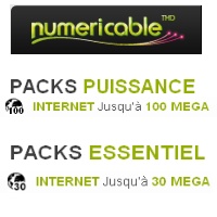 Les Nouvelles offres Adsl chez Numéricable