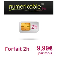 Un nouveau forfait mobile à moins de 10€ disponible chez Numericable