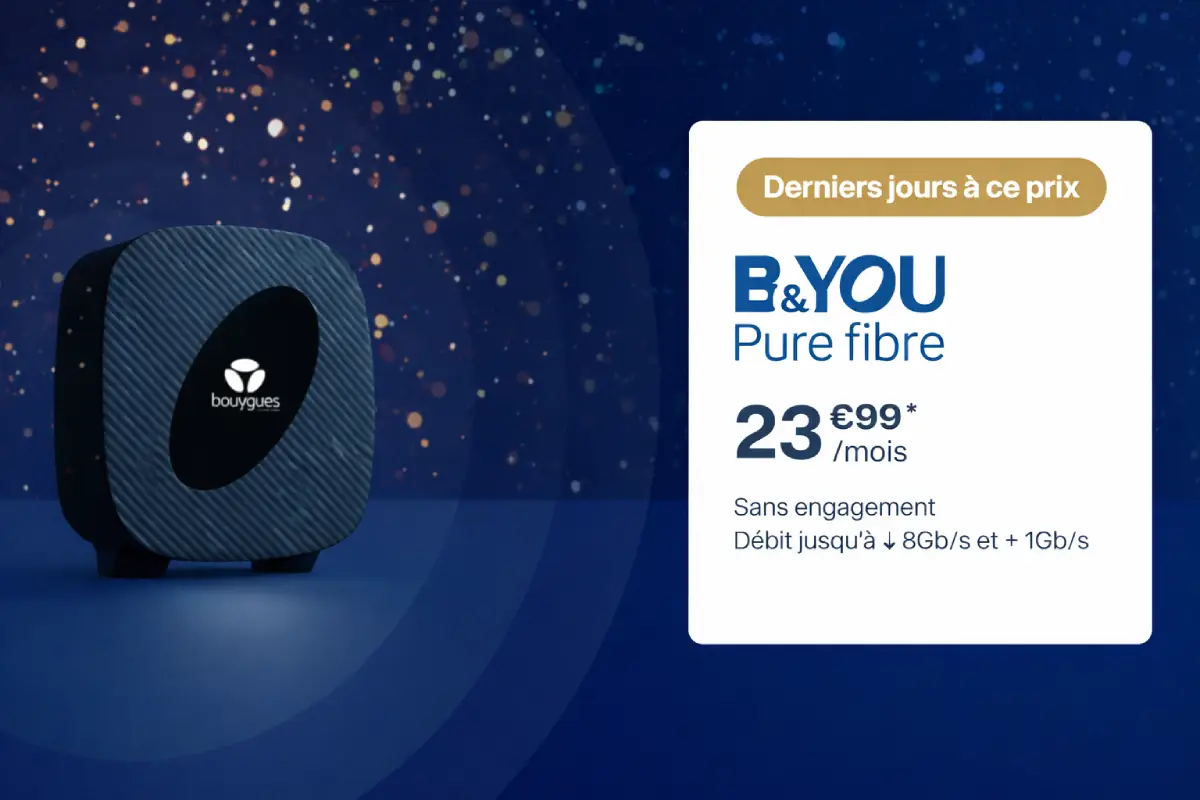 dernier jour prix b and you pure fibre