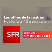SFR : Baisse des prix des forfaits mobiles pendant 1 an et 1 mois offert !