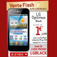 Le LG Optimus à 1euro avec un forfait Liberty Plus chez Virgin Mobile