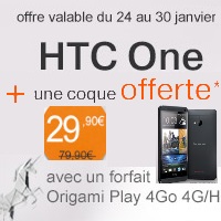 Bon plan Smartphone 4G : Le HTC One en promotion chez Orange !