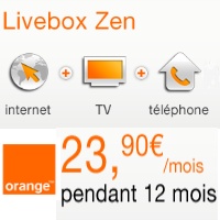 Bon plan Internet Orange : Réduction de 10€ sur la Livebox Zen