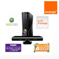 Profitez d'un pack Xbox 360 + Kinect à prix réduit chez Orange