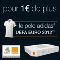 Un polo Adidas EURO 2012 chez Orange pour 1€