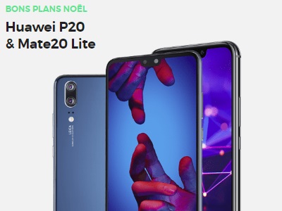 Bon plan : le Huawei P20 et Mate 20 lite à prix canon chez RED by SFR pour Noël