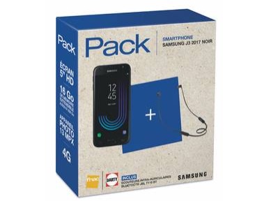 Un pack spécial chez Darty : Samsung Galaxy J3 2017 + JBL T110 