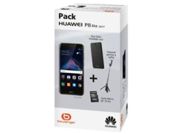 Un pack spécial chez Boulanger : Huawei P8 Lite 2017 avec de nombreux accessoires