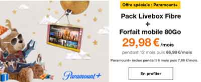 pack livebox + forfait Orange