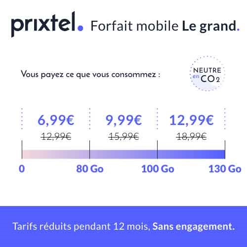 promo forfait mobile le grand de prixtel
