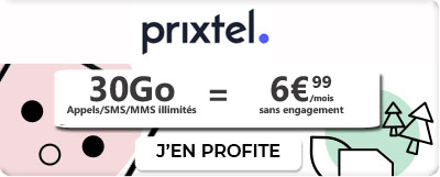 Forfait Prixtel 30 Go