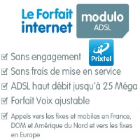 Prixtel vous propose l’offre Modulo ADSL