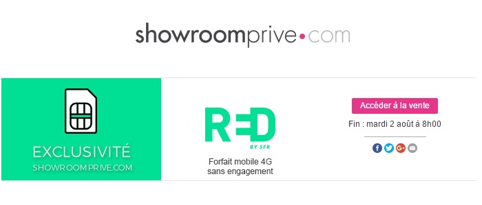 Vente privée Red by SFR : 8 jours de plus pour en profiter !