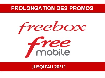 Free Mobile et Free Box...La folie des promos de nouveau prolongée d'une semaine ! 