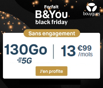 promo 130Go de 5G Bouygues Telecom