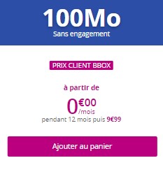 Forfait B&You 100Mo offert 