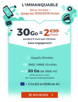 Forfait 30Go Cdiscount 2.99?