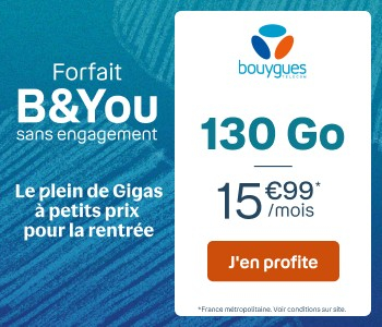 promo forfait B&You DC 130Go 