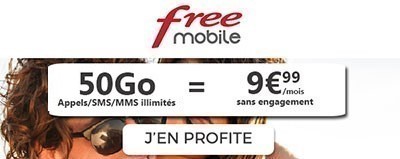 Forfait Free 50Go