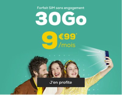 Forfait sans engagement 30Go